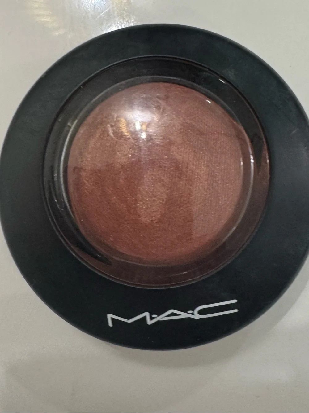 MAC Cosmetics Powder Blush - Peachy Brown with Gold Pearl